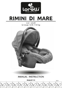 Руководство Lorelli Rimini Di Mare Автомобильное кресло