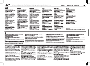 Εγχειρίδιο JVC HA-F14 Ακουστικά