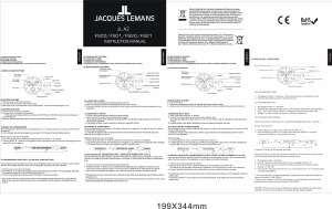 Handleiding Jacques Lemans 1-1941C Dublin Horloge