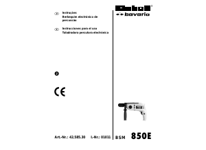 Manual Einhell BSM 850E Bavaria Berbequim de percussão