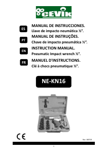 Manual Cevik NE-KN16 Impact Wrench
