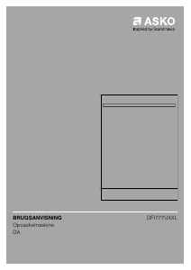 Brugsanvisning Asko DFI777UXXL Opvaskemaskine