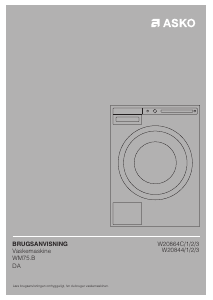 Brugsanvisning Asko W20864C.W/3 Vaskemaskine