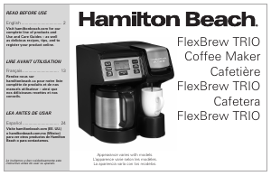 Manual de uso Hamilton Beach 49920 Máquina de café