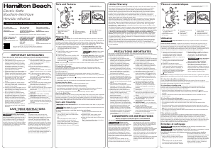 Manual de uso Hamilton Beach 41037 Hervidor