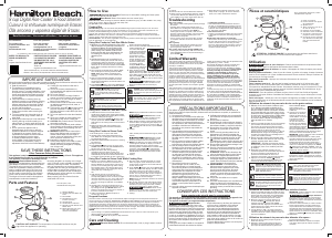 Handleiding Hamilton Beach 37519 Rijstkoker