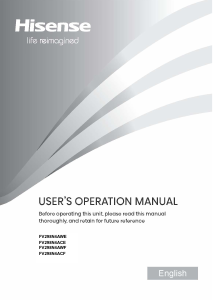 Manuale Hisense FV298N4AWE Congelatore