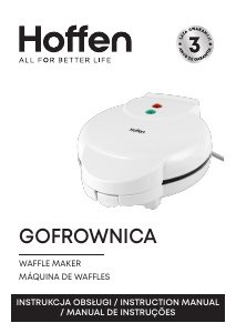 Manual Hoffen WM-3070 Waffle criador