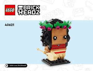 Használati útmutató Lego set 40621 Brickheadz Vaiana és Merida