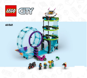 Manual de uso Lego set 60361 City Desafío Acrobático - Rizo Extremo