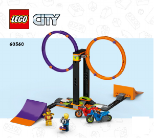 Manual de uso Lego set 60360 City Desafío Acrobático - Anillos Giratorios