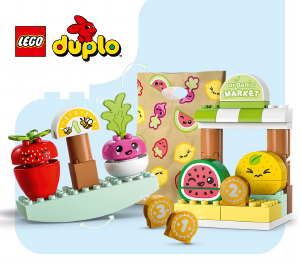 Manuale Lego set 10983 Duplo Mercato biologico