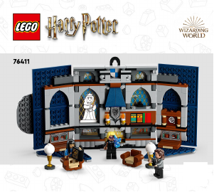 Bruksanvisning Lego set 76411 Harry Potter Ravnklos banner