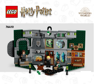 Manuale Lego set 76410 Harry Potter Stendardo della Casa Serpeverde