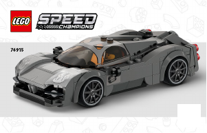 Bedienungsanleitung Lego set 76915 Speed Champions Pagani Utopia