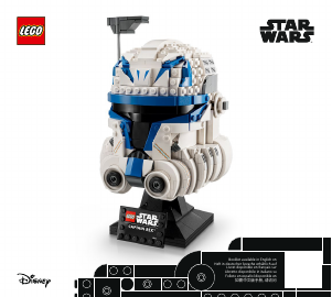 Käyttöohje Lego set 75349 Star Wars Kapteeni Rexin kypärä