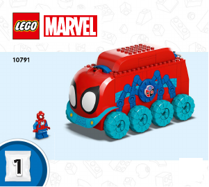 Instrukcja Lego set 10791 Super Heroes Mobilna kwatera drużyny Spider-Mana