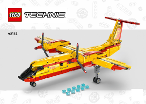 Bruksanvisning Lego set 42152 Technic Brandflygplan