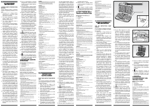 Bedienungsanleitung Ariete 1973 Waffeleisen