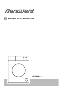 Manual de uso Benavent LB1006 Lavadora