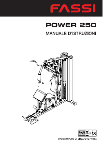 Manuale Fassi Power 250 Stazione multifunzione