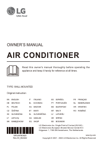 Manual LG PC24ST Air Conditioner