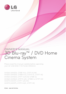 Handleiding LG HX563 Home cinema set