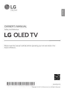 Handleiding LG OLED77A19LA OLED televisie