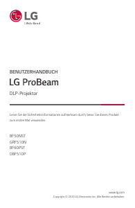 Bedienungsanleitung LG DBF510P ProBeam Projektor