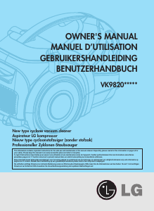 Manual LG VK9820UHAQY Vacuum Cleaner