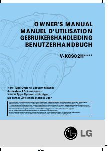 Manual LG V-KC902HTQI Vacuum Cleaner
