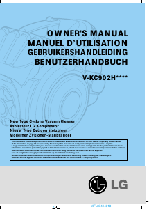 Manual LG V-KC902HTQB Vacuum Cleaner