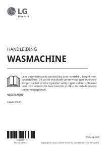 Handleiding LG F4WM309S0 Wasmachine