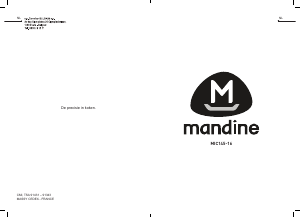 Handleiding Mandine MIC145-16 IJsmachine