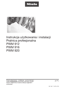 Instrukcja Miele PWM 920 Pralka