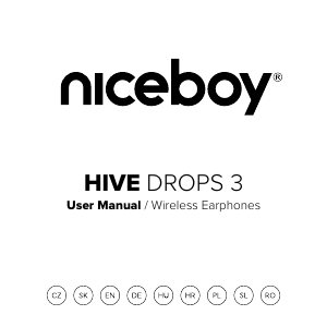 Handleiding Niceboy HIVE Drops 3 Koptelefoon