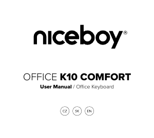 Handleiding Niceboy OFFICE M10 Comfort Toetsenbord