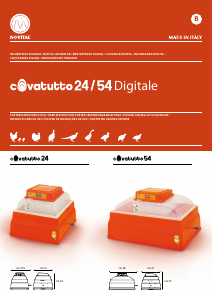 Bedienungsanleitung Novital Covatutto 54 Digitale Inkubator