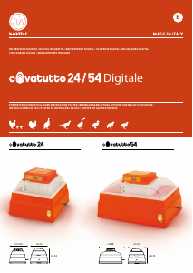 Manual Novital Covatutto 24 Digitale Incubator