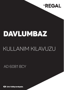 Kullanım kılavuzu Regal AD 6081 BCY Davlumbaz