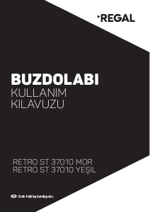 Kullanım kılavuzu Regal RETRO ST 37010 Donduruculu buzdolabı