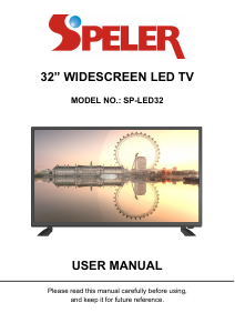 Manual Speler SP-LED32 LED Television