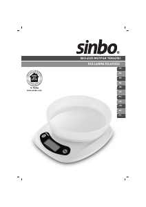 Manual de uso Sinbo SKS 4525 Báscula de cocina