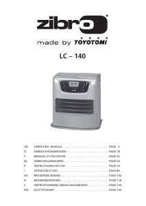 Manual Zibro LC 140 Heater
