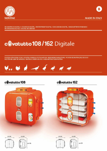 Manuale Novital Covatutto 108 Digitale Incubatrice