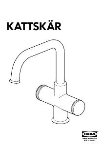 Handleiding IKEA KATTSKAR Kraan