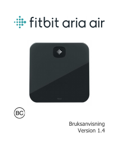 Bruksanvisning Fitbit Aria Air Våg