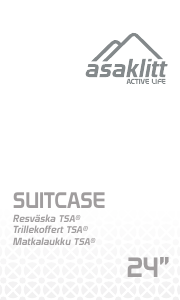 Manual Asaklitt 34-8007-3 Suitcase