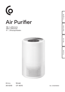 Manual Clas Ohlson CF-8010 Air Purifier