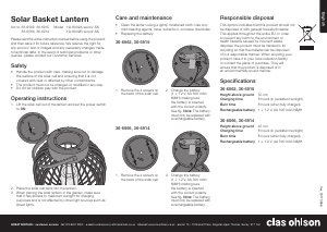 Handleiding Clas Ohlson 36-6914 Lamp